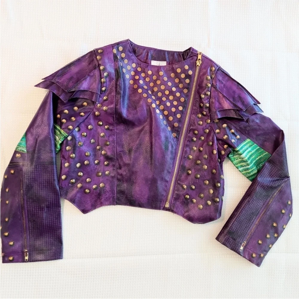 Disney Store Mal Descendants Jacket Dragon Size 9/10 Ship ASAP